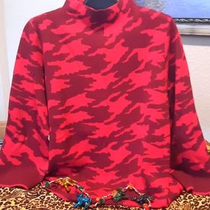 Camouflage Mock Sweater ♥️